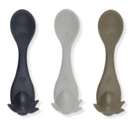 Load image into Gallery viewer, 3 pack lemon silicone spoon
