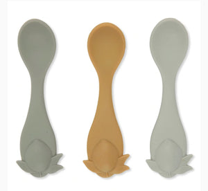 3 pack lemon silicone spoon