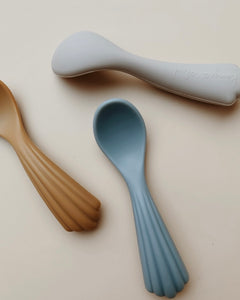 3 pack silicone shell spoon