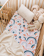 Load image into Gallery viewer, Fitted Cot Sheets - Rainbow Baby
