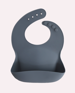 Load image into Gallery viewer, Silicone Baby Bib (Solid colours)
