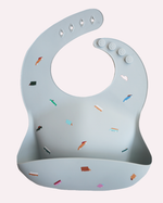 Load image into Gallery viewer, Silicone Baby Bib (Printed)
