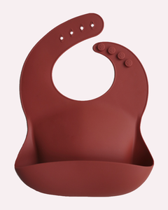 Silicone Baby Bib (Solid colours)