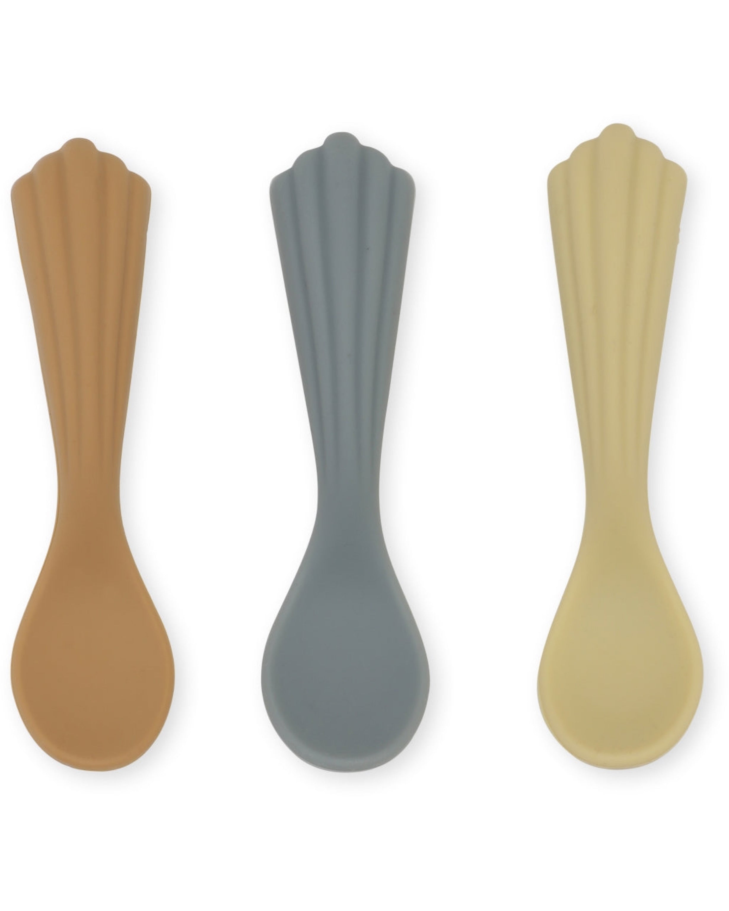 3 pack silicone shell spoon