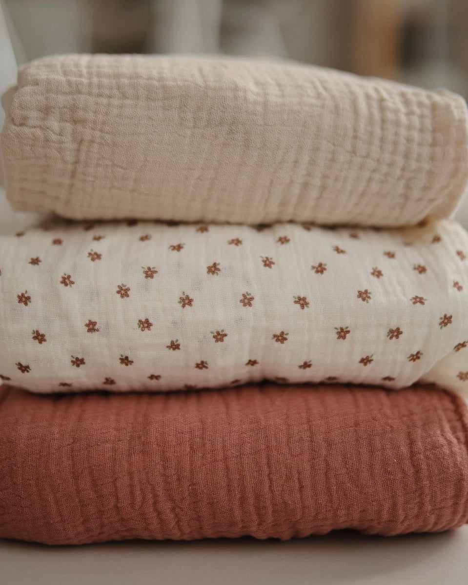 Mushie crib sheets (Bloom)