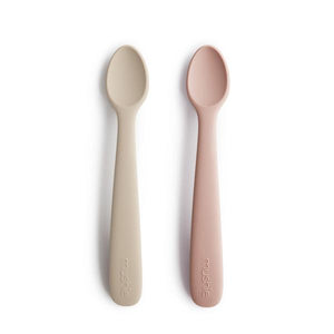 Mushie Silicone Feeding Spoons (2-pack)