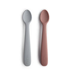 Load image into Gallery viewer, Mushie Silicone Feeding Spoons (2-pack)
